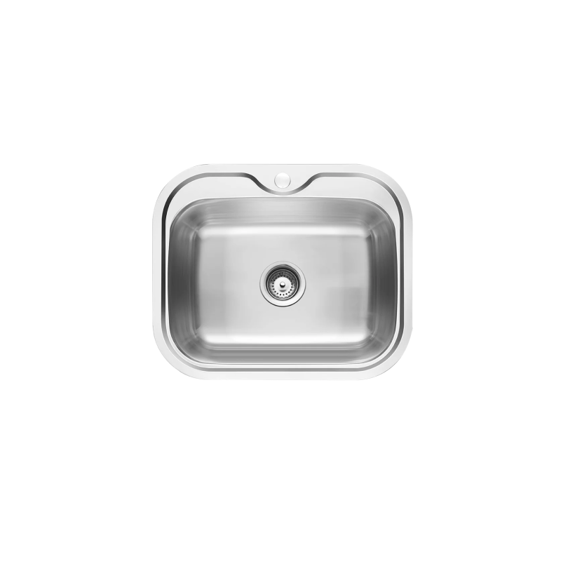 Rubine 1 Bowl Inset Stainless Steel Kitchen Sink PRX 610