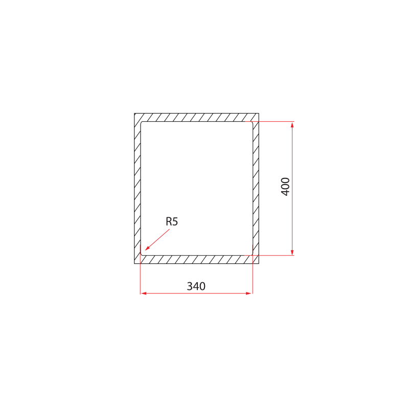 Rubine 1 Bowl Undermount Stainless Steel Kitchen Sink MEQ 810-38U PB