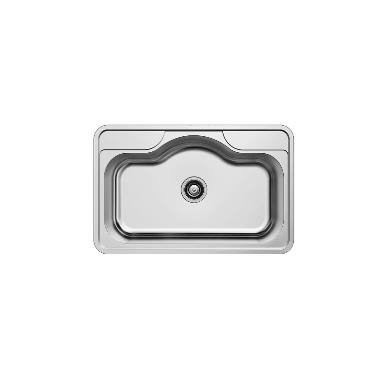 Rubine 1 Bowl Inset Stainless Steel Kitchen Sink JAX 610-85