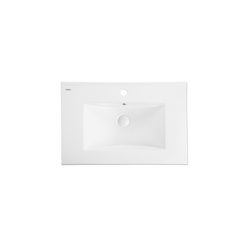 Rubine TOP 70M Insert Top Rectangular Ceramic Basin