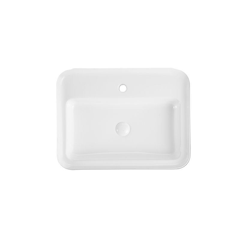 Rubine QTRO 60M Countertop Rectangular Ceramic Basin