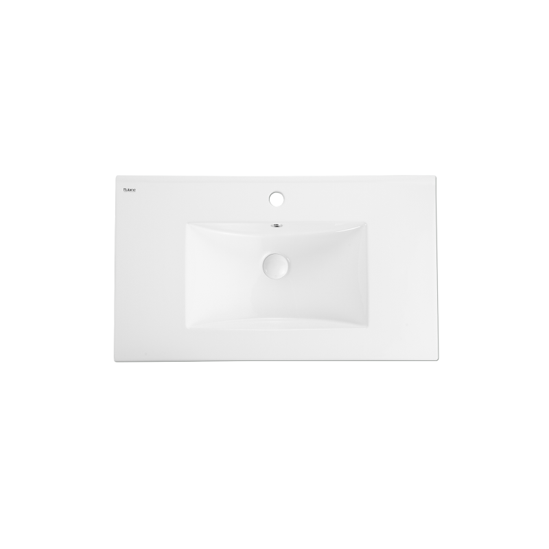 Rubine TOP 80M Insert Top Rectangular Ceramic Basin