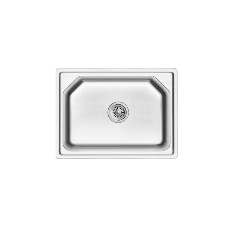 Rubine 1 Bowl Inset Stainless Steel Kitchen Sink ZEX 810-53