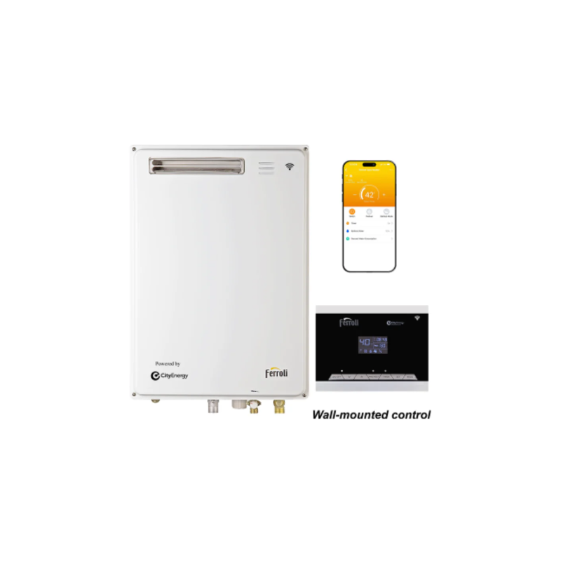 Ferroli GS 20 OE BIP TG (I) WIFI Gas Water Heater