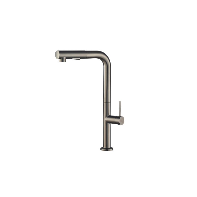 Rubine Inox 7744PS GM Pull-Out Spray Sink Mixer/ Cold Tap