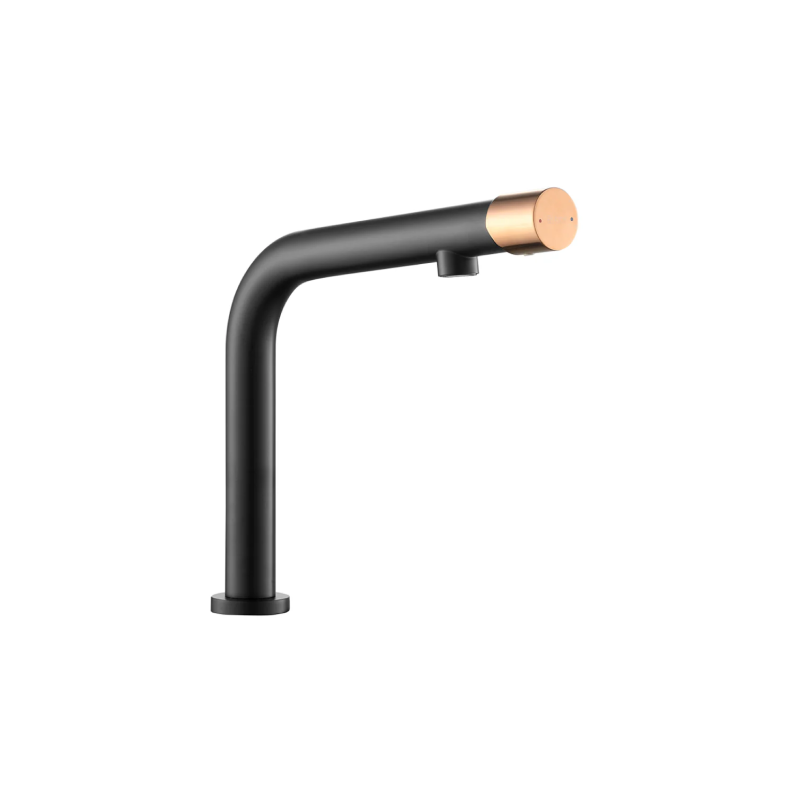 Rubine Sink Mixer BO 3141.BK.G Matte Black / Rose Gold