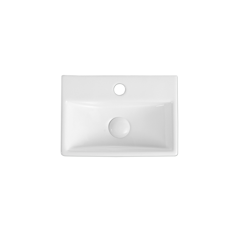 Rubine VENTO 36M Wall-Hung / Countertop Rectangular Ceramic Basin