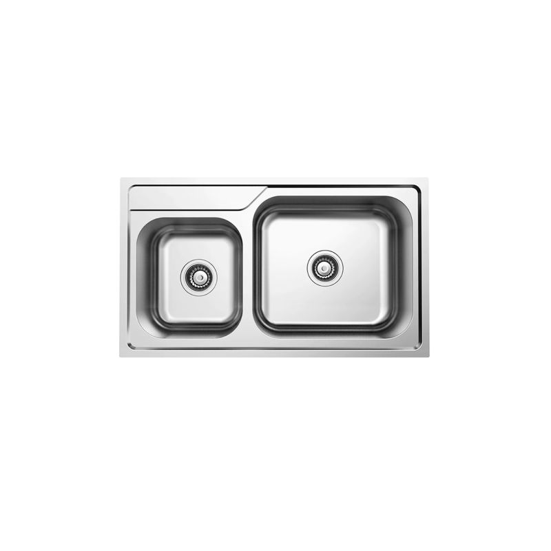 Rubine 1¾ Bowls Inset Stainless Steel Kitchen Sink JUX 860R