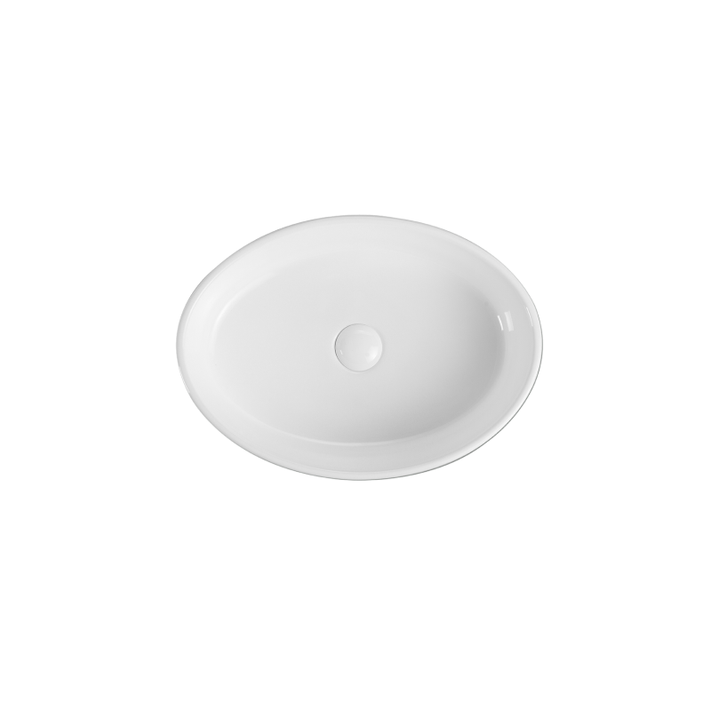 Rubine BOAT 49 Countertop Oval Ceramic Basin