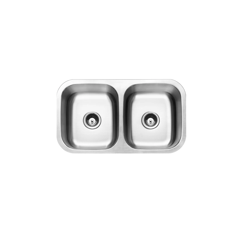 Rubine 2 Bowl Undermount Stainless Steel Kitchen Sink FOX 620-79U