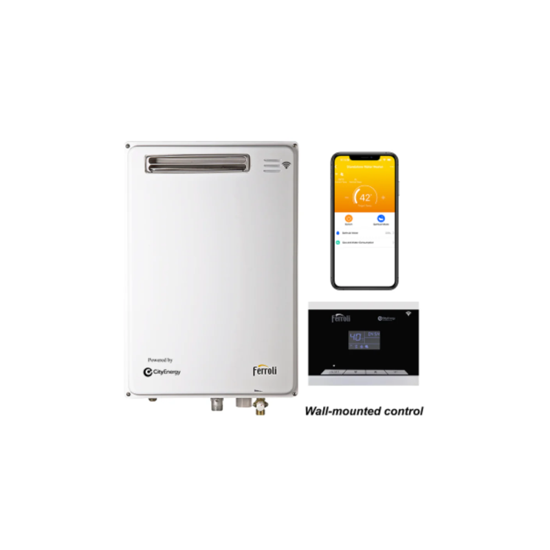 Ferroli GS 20 OE TG (I) WIFI Gas Water Heater