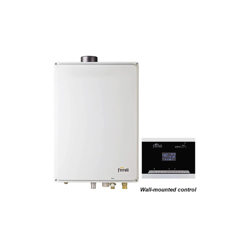 Ferroli GS 20 IE BIP TG (I) Indoor Preheat Gas Water Heater