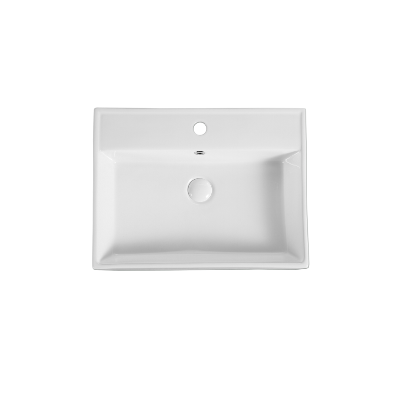 Rubine VENTO 58M Wall-Hung / Countertop Rectangular Ceramic Basin