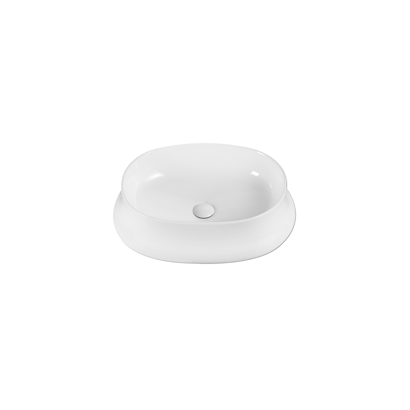 Rubine BOAT 59 Countertop Oval Ceramic Basin