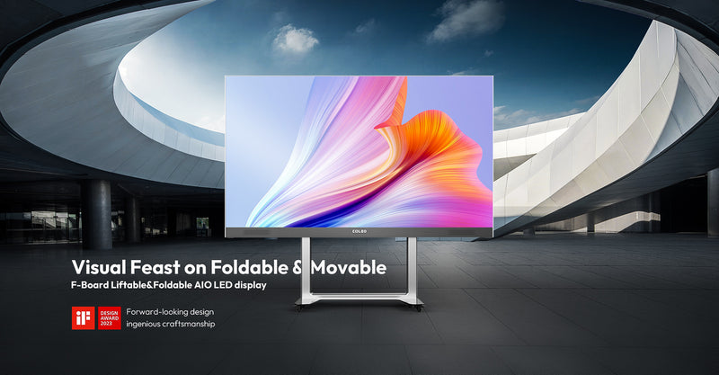 COLED F-Board Foldable Liftable 4K HDR All-in-one Smart LED Display