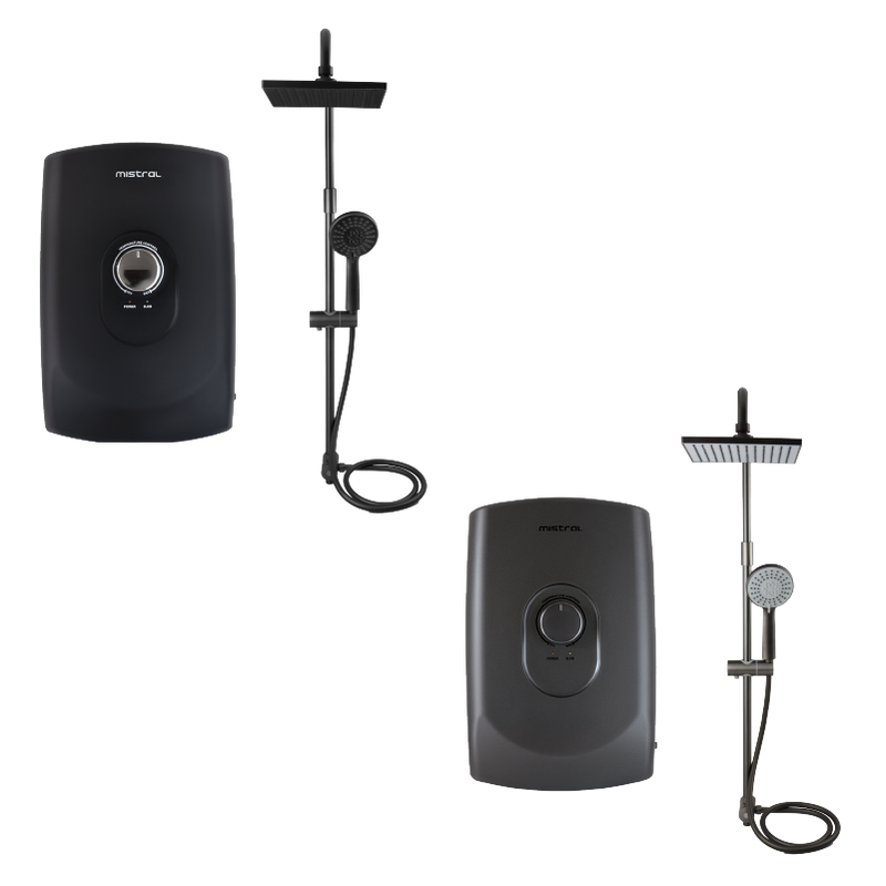 Mistral Instant Shower Heater with Rain Shower MSH99