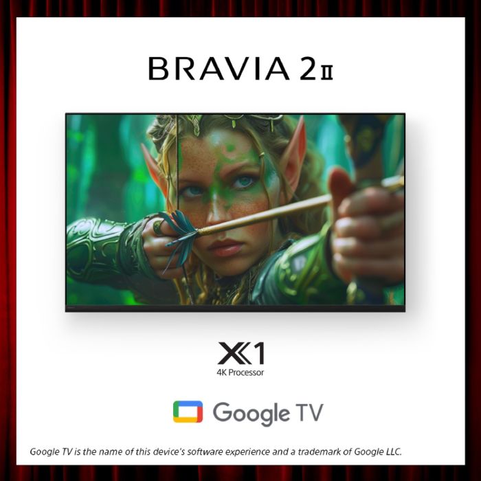 Sony 50" LED Google TV K-50S20M2 – 4K HDR Smart TV