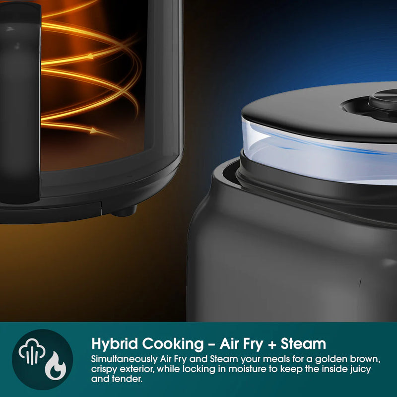 Europace EAF7451DBK 4.5L TrueSteam Air Fryer 1500W