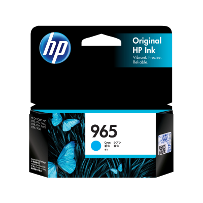 HP Ink Cartridge 965 Cyan (3JA77AA)
