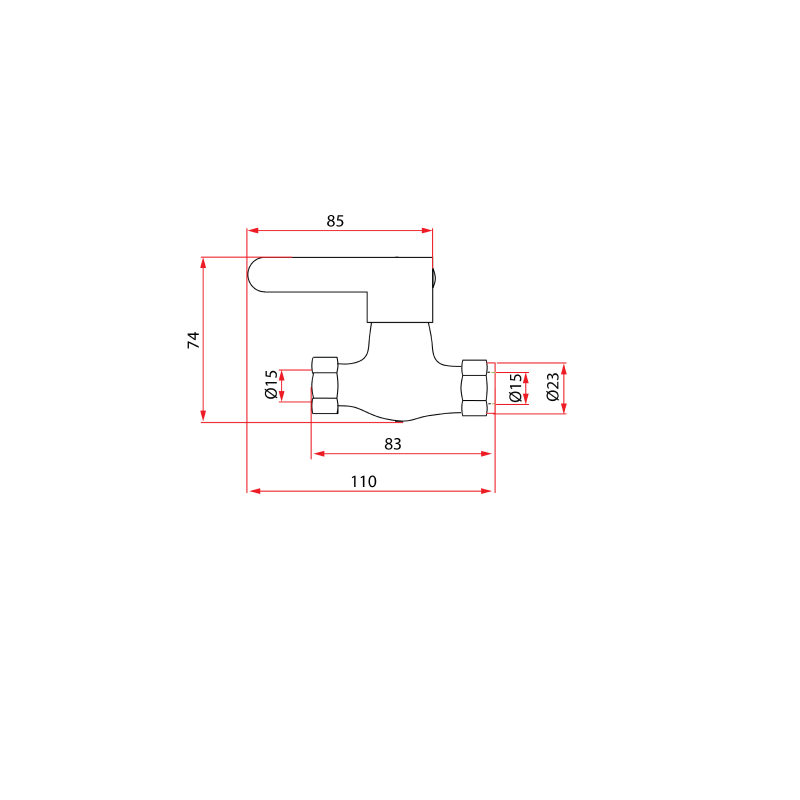 Rubine ALTA S91300 Stop Valve