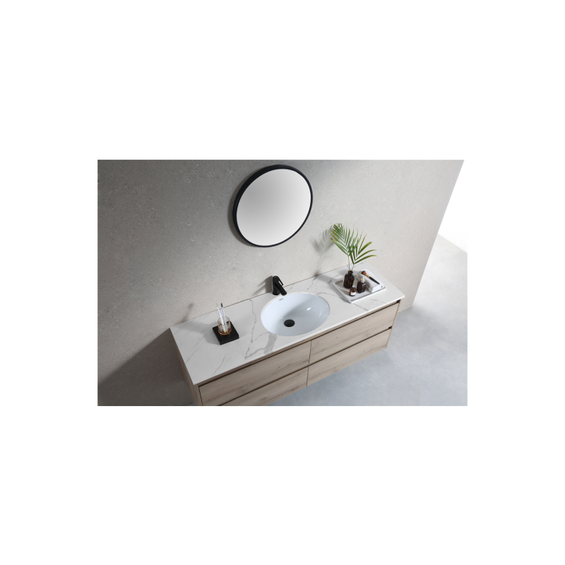 Rubine NUE R46 Undermount Oval Ceramic Basin