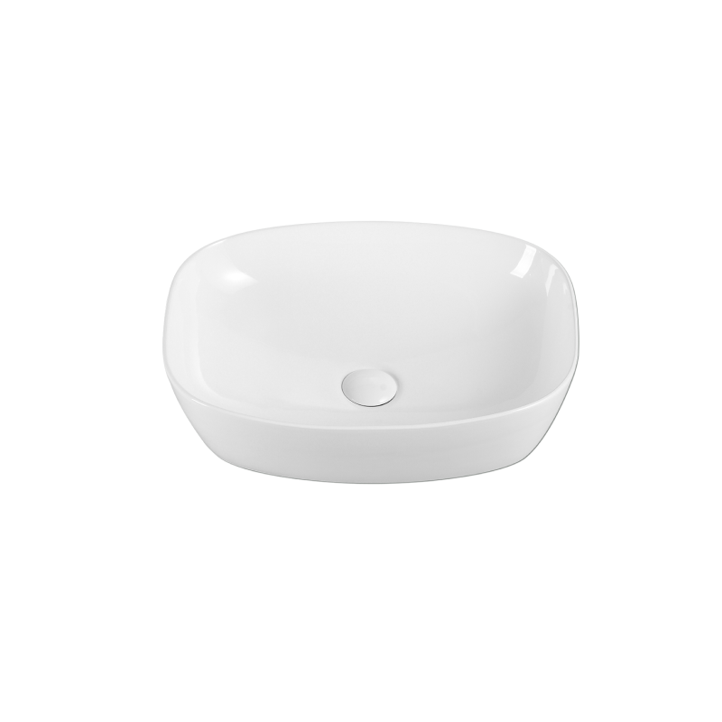 Rubine QTRO 50 Countertop Rectangular Ceramic Basin