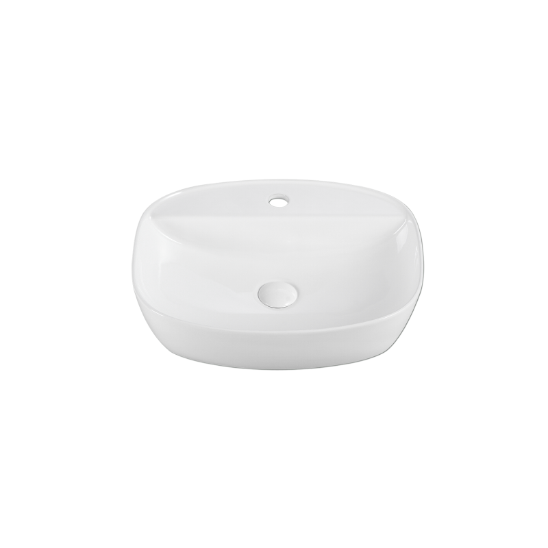 Rubine EVEA 50M Countertop Rectangular Ceramic Basin