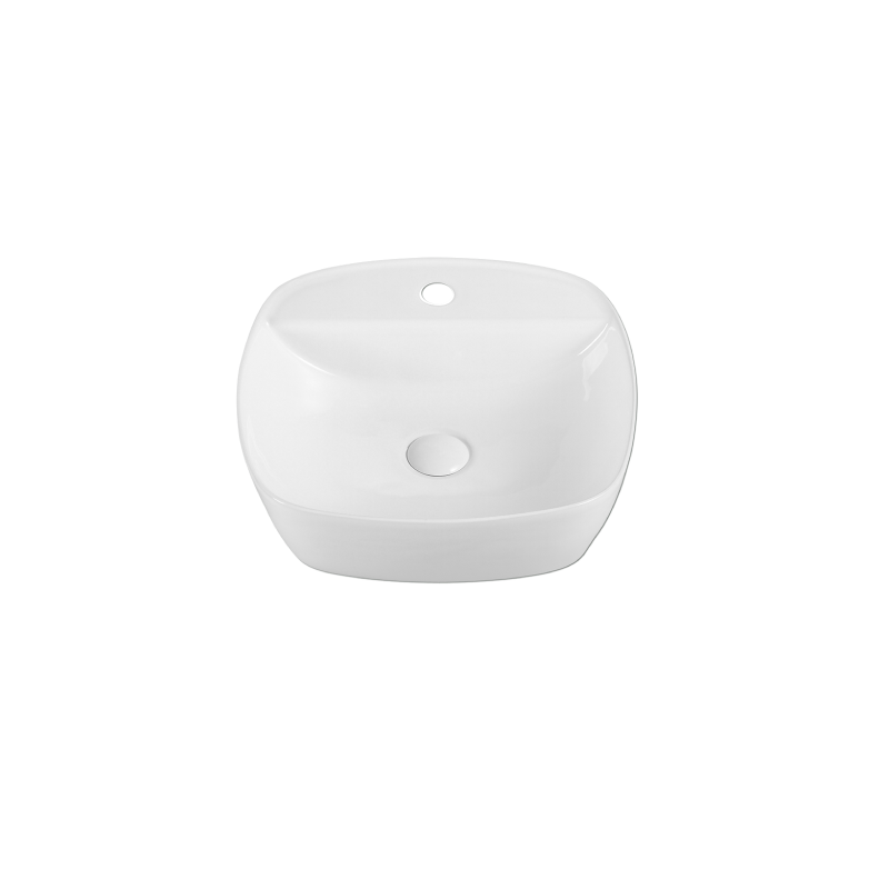 Rubine SQ 42M Countertop Round Ceramic Basin