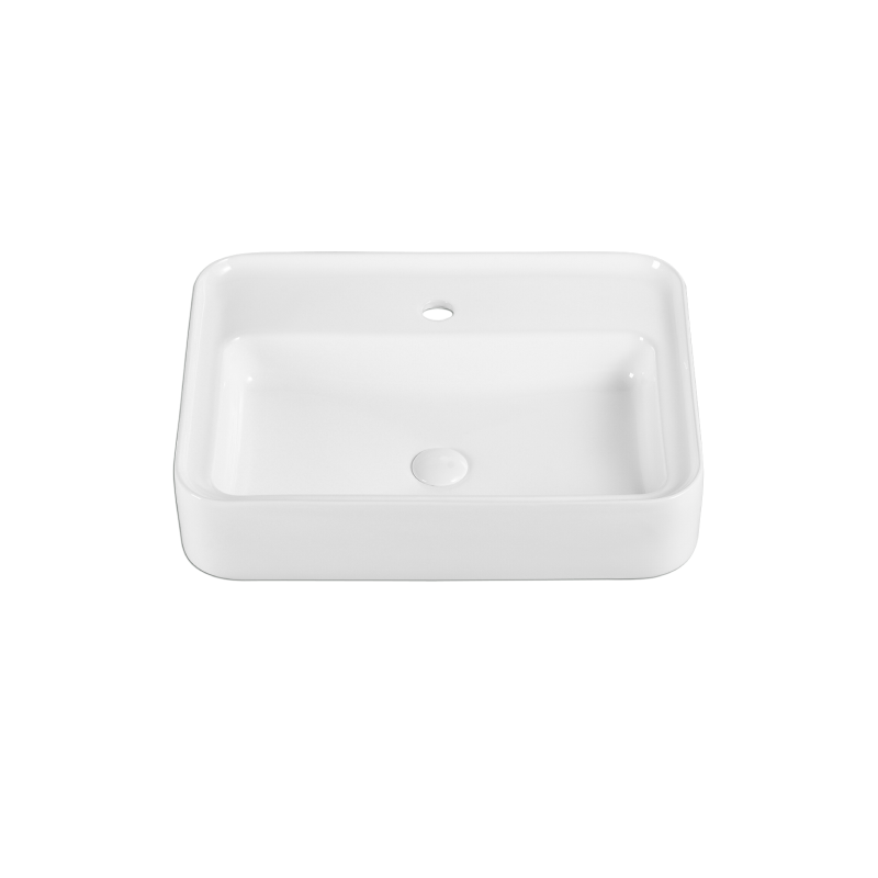Rubine QTRO 60M Countertop Rectangular Ceramic Basin