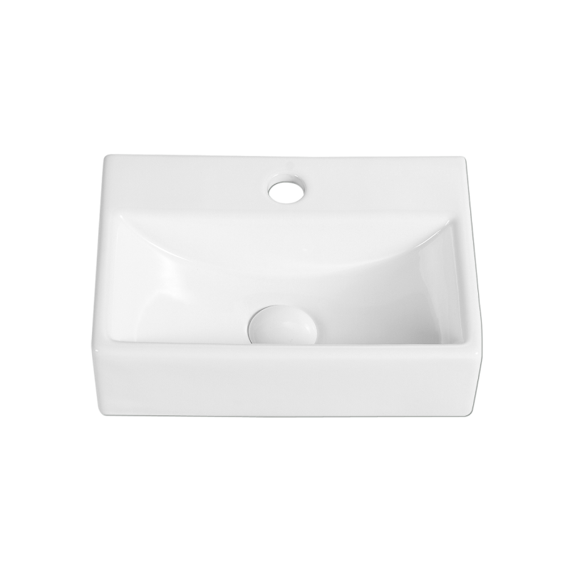 Rubine VENTO 36M Wall-Hung / Countertop Rectangular Ceramic Basin