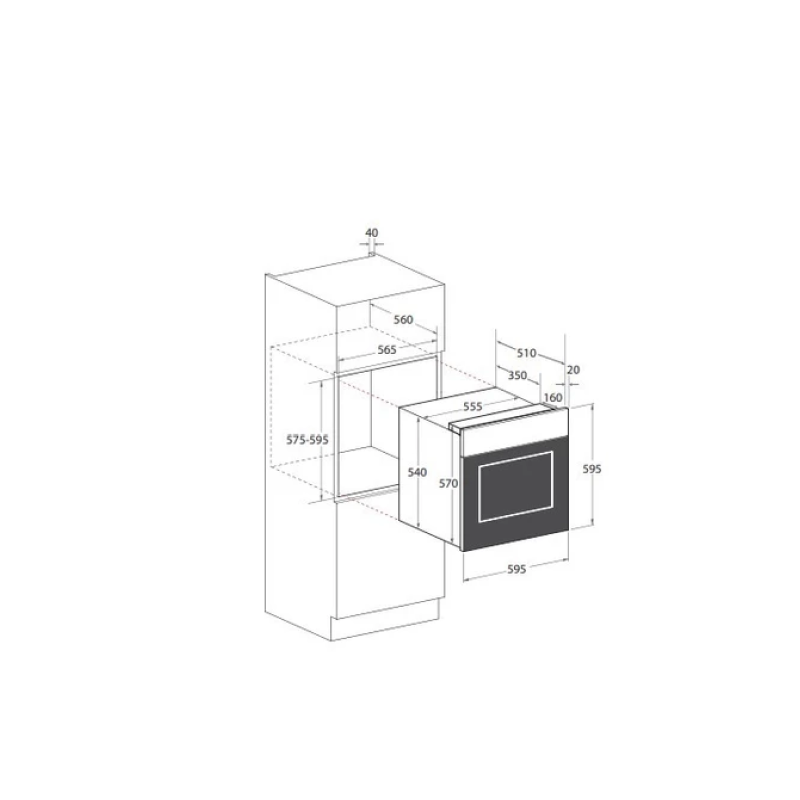 MAYER MMDO9-MB 75L Built-In OVEN