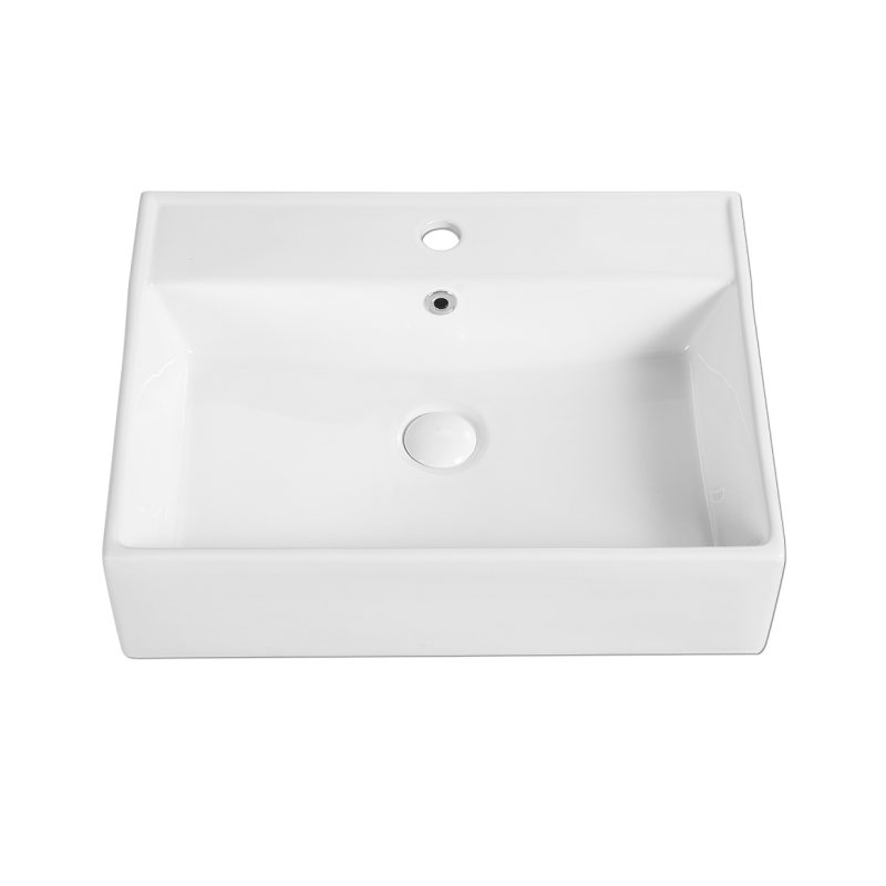 Rubine VENTO 58M Wall-Hung / Countertop Rectangular Ceramic Basin