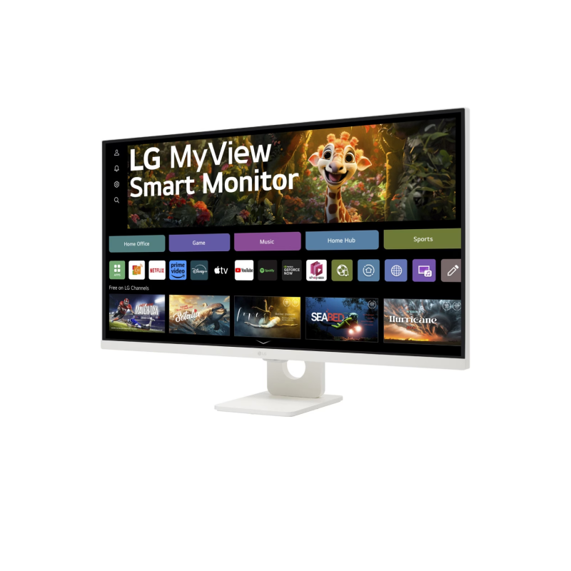 LG 32SR73U-W MyView Smart Monitor 32” 4K UHD VA with webOS