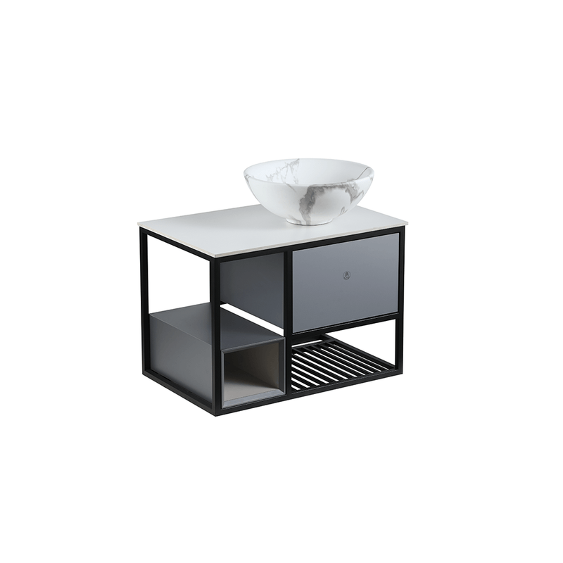 Rubine CONCORD 60cm Press-To-Open Vanity Cabinet