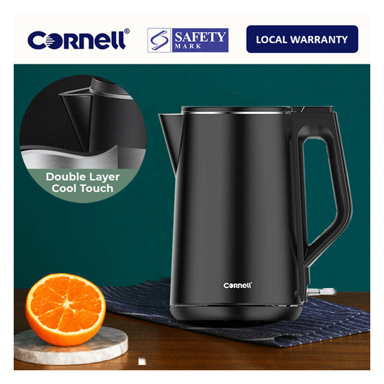 Cornell 1.5L Cool Touch Double Wall Cordless Kettle