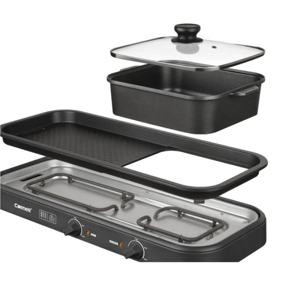 Cornell 2200W 4.2L 2-in-1 Steamboat BBQ Hotpot Set
