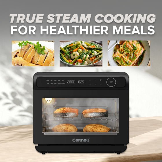 Cornell 1600W 24L Multifunctional Steam Oven Air Fryer