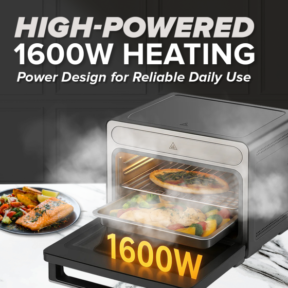 Cornell 1600W 24L Multifunctional Steam Oven Air Fryer