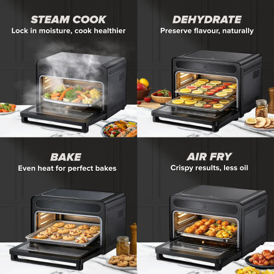 Cornell 1600W 24L Multifunctional Steam Oven Air Fryer