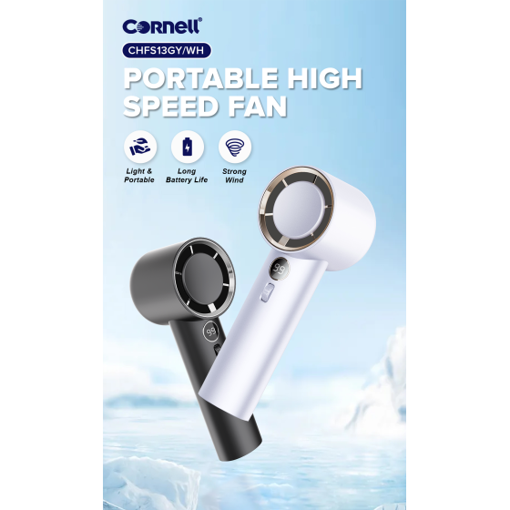 Cornell 13000rpm 5000mAh Portable Handheld Fan