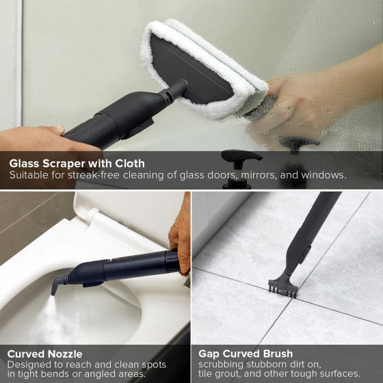 Cornell Steam Spot Vacuum Cleaner with 8 Attachments