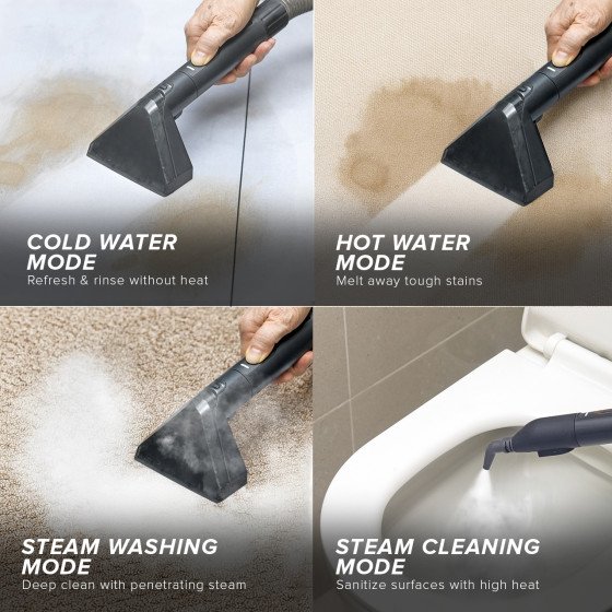 Cornell Steam Spot Vacuum Cleaner with 8 Attachments