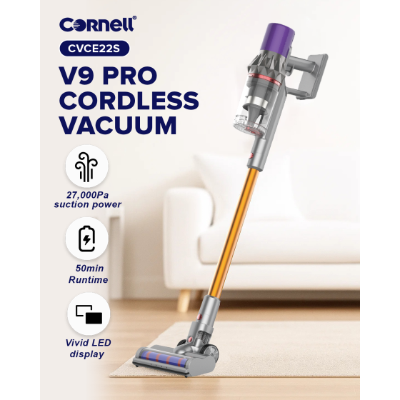 Cornell 250W Cordless Handheld Vacuum Cleaner V9