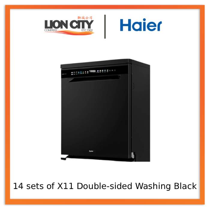 Pre-Order Haier X11S Double‑Sided 14‑Set Embedded Ultra‑Narrow Dishwasher Snow White