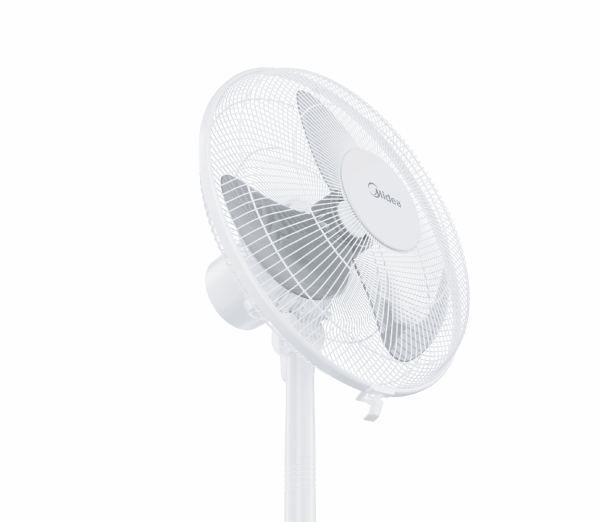 Midea MS1608W White Stand Fan Launch Memo, 16 Inches