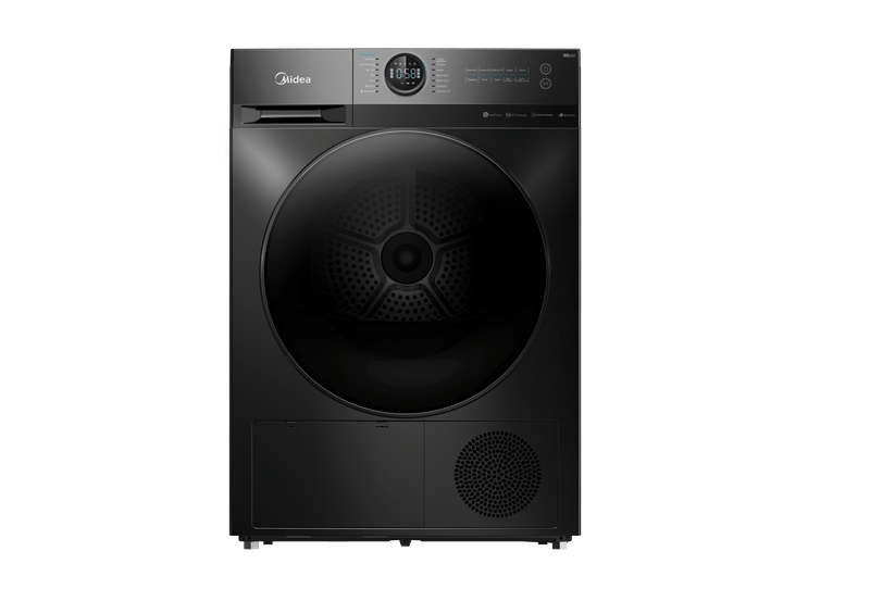 Midea MD200H80WT Black Heat Pump Dryer, 8kg, Energy Rating 5 Ticks