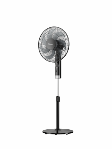 Midea MS1623BR Black Oscillation Stand Fan Launch Memo, 16 Inches