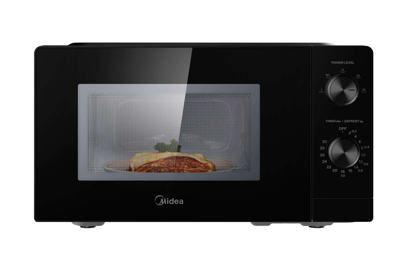 Midea MMO-MM920MZ(BK) Black Solo Microwave Oven, 20L