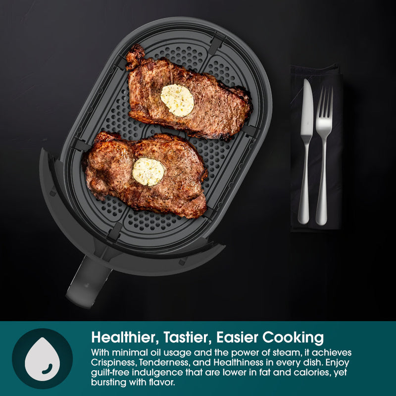 EuropAce 4.5L TrueSteam Air Fryer 1500W