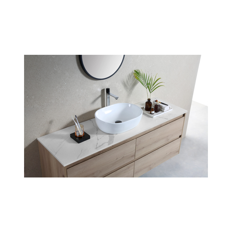 Rubine EVEA 48 Countertop Rectangular Ceramic Basin